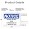Signmission Please Do Not Feed Horses Are On A Medical Diet, 24 in W x Rectangle, Plastic OS-2PACK-NS-P-1824-L-17376 - alternate 3